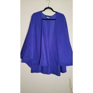 Molina Cape Purple One Size Wool Cashmere Blend